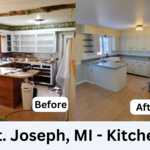 Kitchen Remodel of outdated ranch-style home in St. Joseph, MI