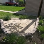 Stone patio