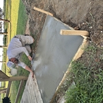 Cement Pad Install