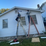 Finishing of south side wall