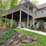 Deck replacement restoration weather proofing