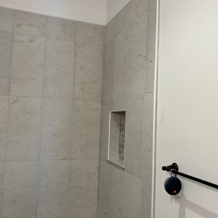 Tile shower