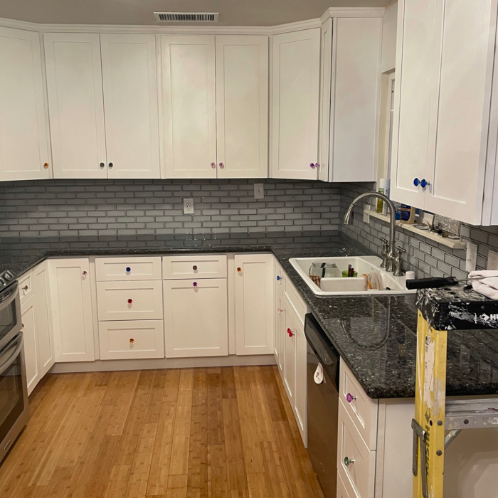 Tile backsplash 