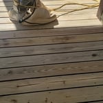Deck refinishing