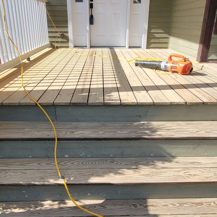 Deck refinishing