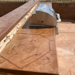 Color concrete stamp countertops