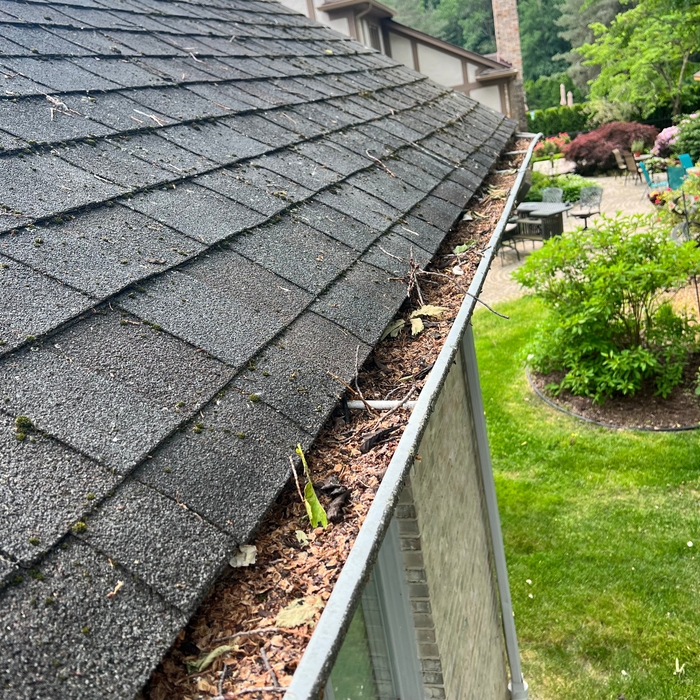 Gutters before