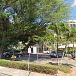 Before photo of the entrance to the property.
