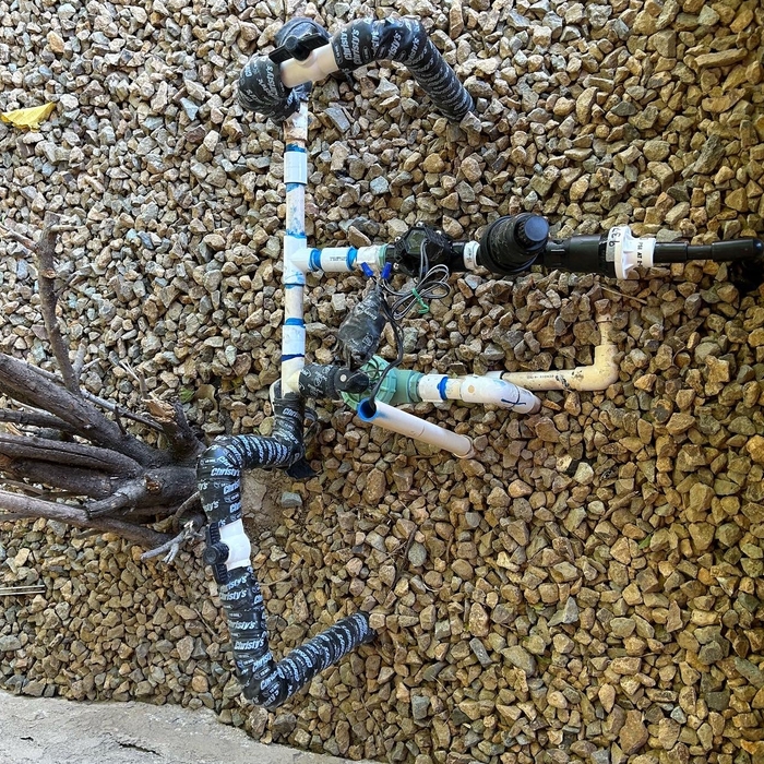 Finished valve after adding and replacing new lines.