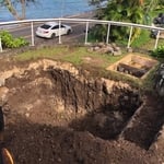 Another hole for the water chamber/drainfield