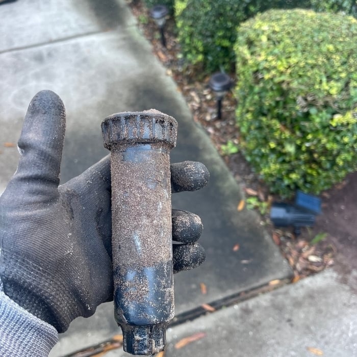 Faulty Sprinkler Head
