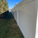 Vinyl fence
