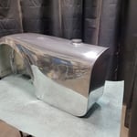 Aluminum fuel tank for a racing sidecar