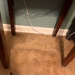 After being hand washed in deep clean.