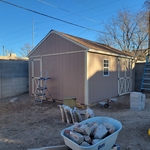 Almost done. This is after the roof, shingles and some painting is complete.