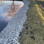 Pond Reface and Rock Ledge Installed