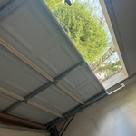 Door being installed