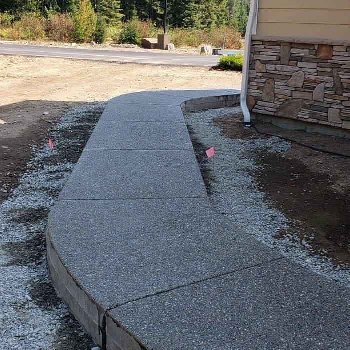 Exposed Sidewalk