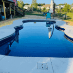 Beautiful Fiberglass pool finish