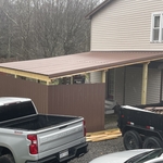 Deck extension, smoke shack roof build, house rot replaced