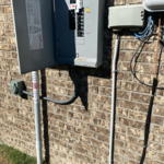 Portable generator installation