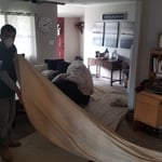 Setting Up Containment and Drop Cloths