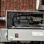 New 200 amp copper bussed panel.