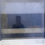 Before the skylights were restored
(Hard water and paint and dirt/grime buildup)