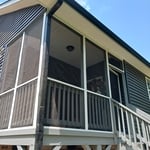 Screened in porch