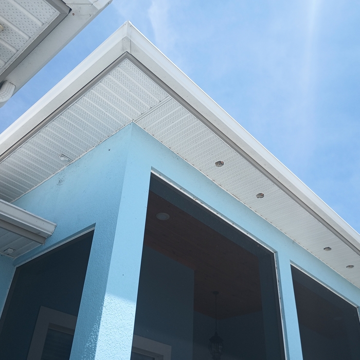 Gutter soffit fascia and screens