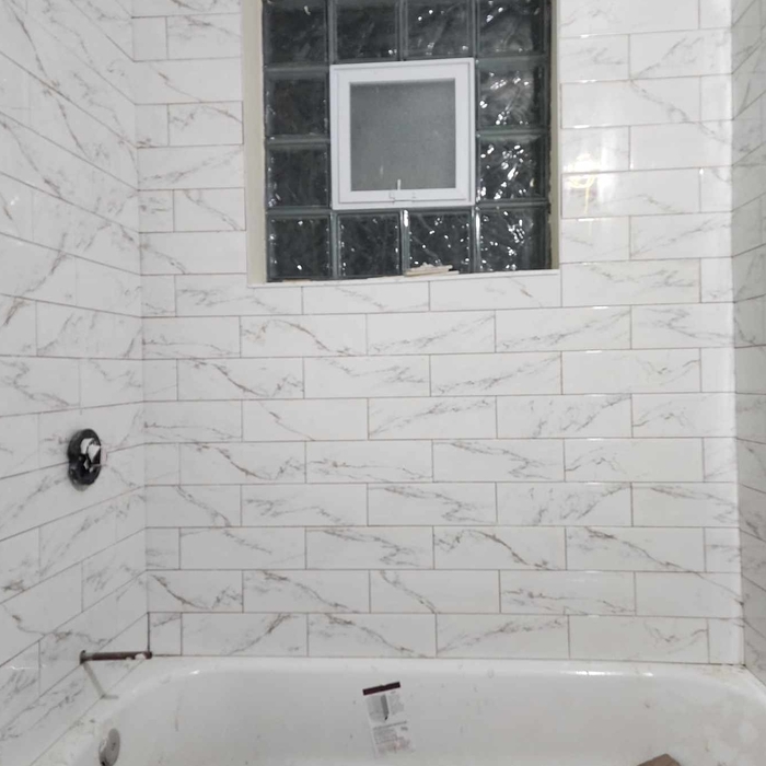 After tile work