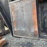 Adding a mounting surface for the new jack system to be welded to.