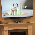 75” TV mounting over fireplace