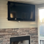 55” TV mounting