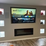 TV Media wall, new construction project