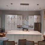 New kitchen cabinets installed