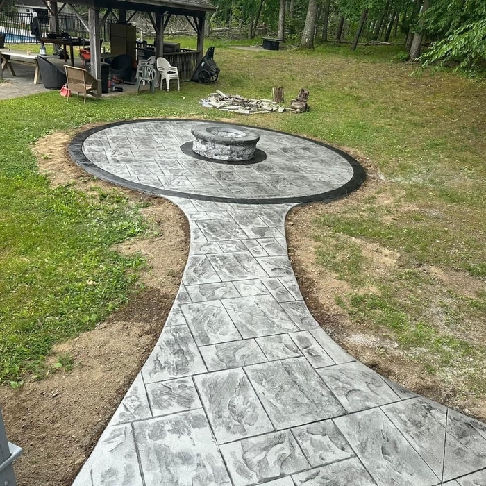 Stamped Concrete Work