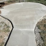 Radius back patio