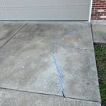 Partial driveway and private walk tear out re pour
