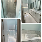 Updated master bathroom in Commerce!