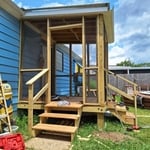 8x8 Screened in porch