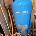 Replacement of pressure tank .