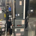 Amana 97-98% Super High Efficiency Modulating furnace installed in July 2024