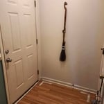 Entryway after Tidy Up (cleaning).