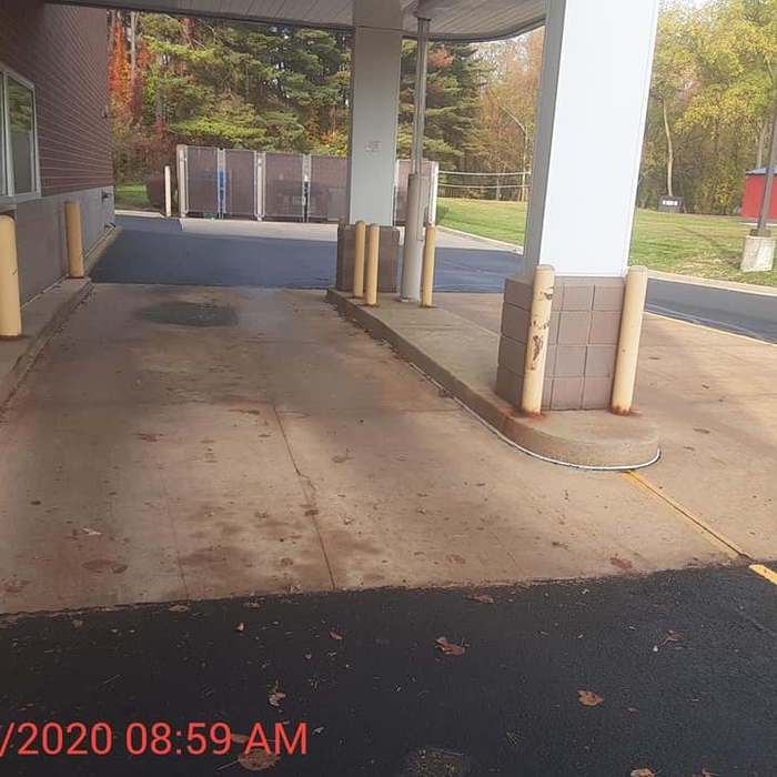 Pressure Washing Before