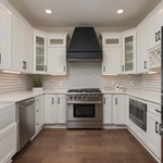 Everything in this kitchen is new.
