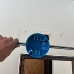 Bathroom light fixture and mirror installation