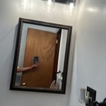 Bathroom light fixture and mirror installation