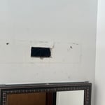 Bathroom light fixture and mirror installation