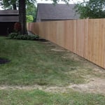 outside of fence